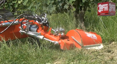 Fresatura interfilare in vigneto con fresa BFM Italy - B1 interceppi